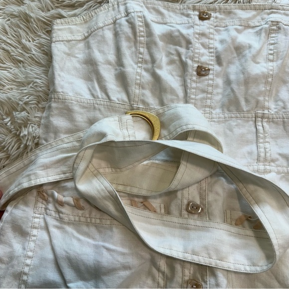 Aje 100% Linen Breeze Mini Dress Size 6 - Picture 8 of 10